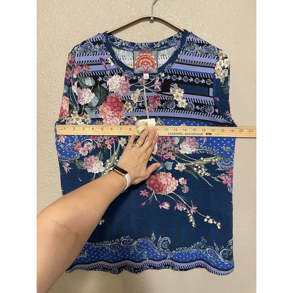 Johnny Was Revive Floral Tee size Large - Picture 7 of 12